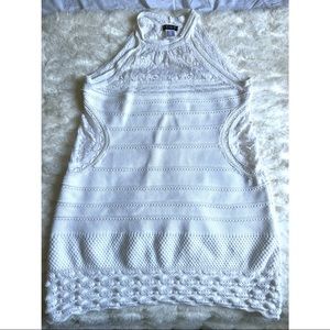 VENUS Womens White Lace Beach Dress, US Size XL, EU Size 48/50